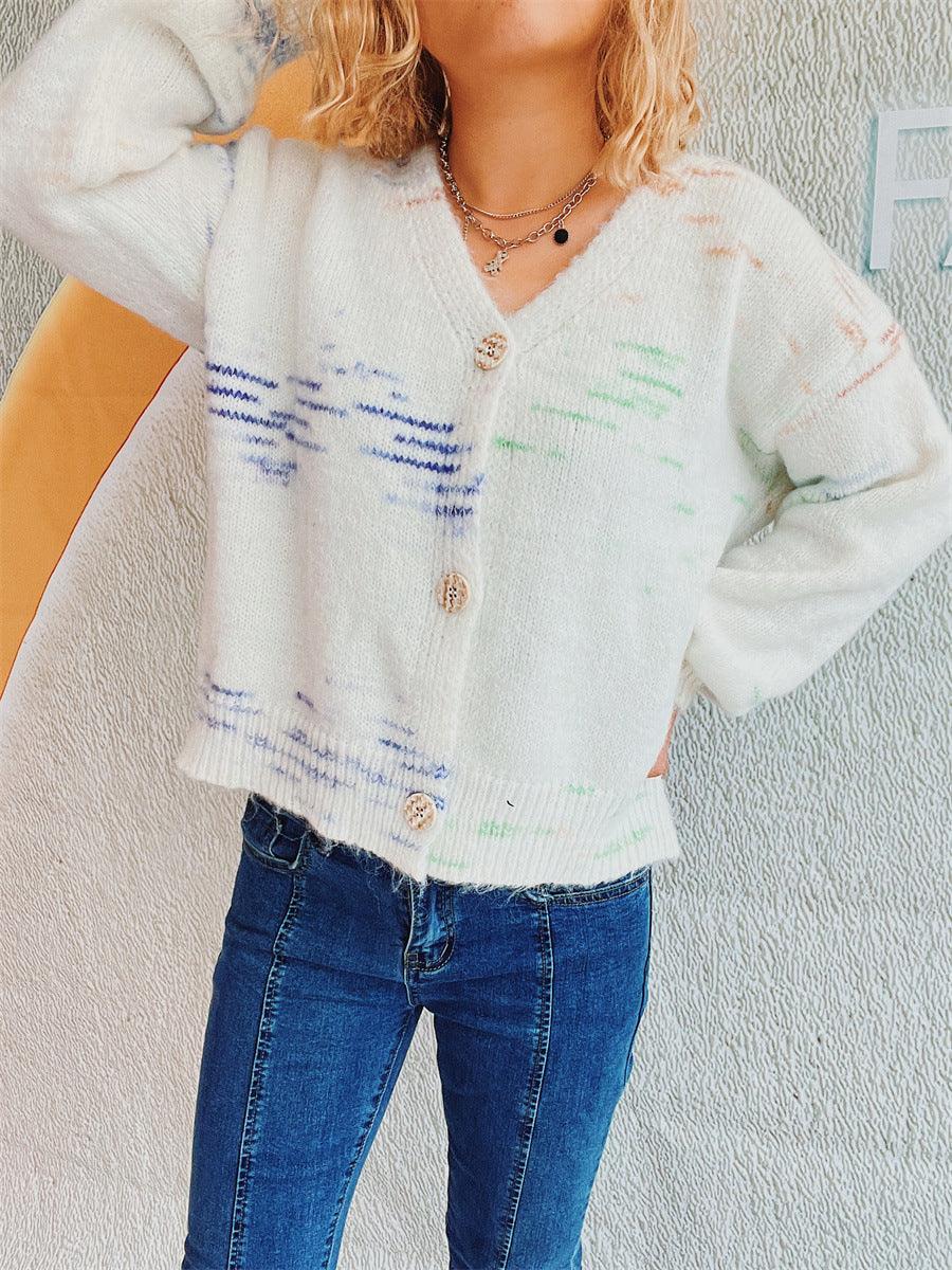 Button Up Long Sleeve Cardigan Carauana Store