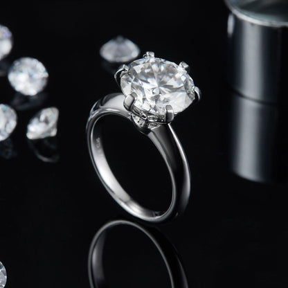 5 Carat Moissanite 925 Sterling Silver Ring Carauana Store