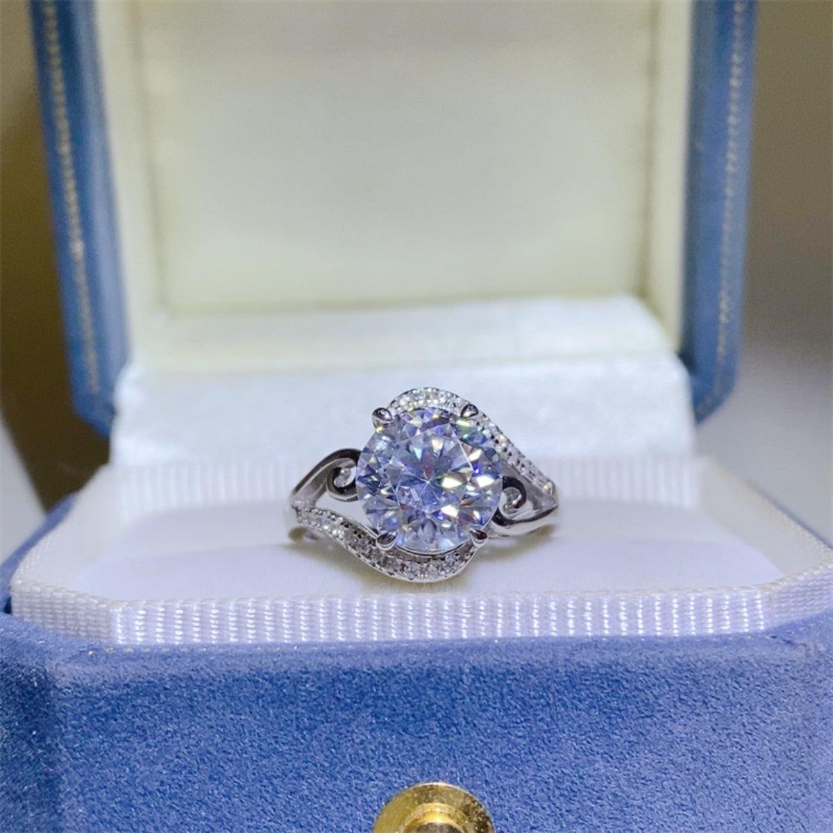 3 Carat Moissanite 925 Sterling Silver Ring Carauana Store