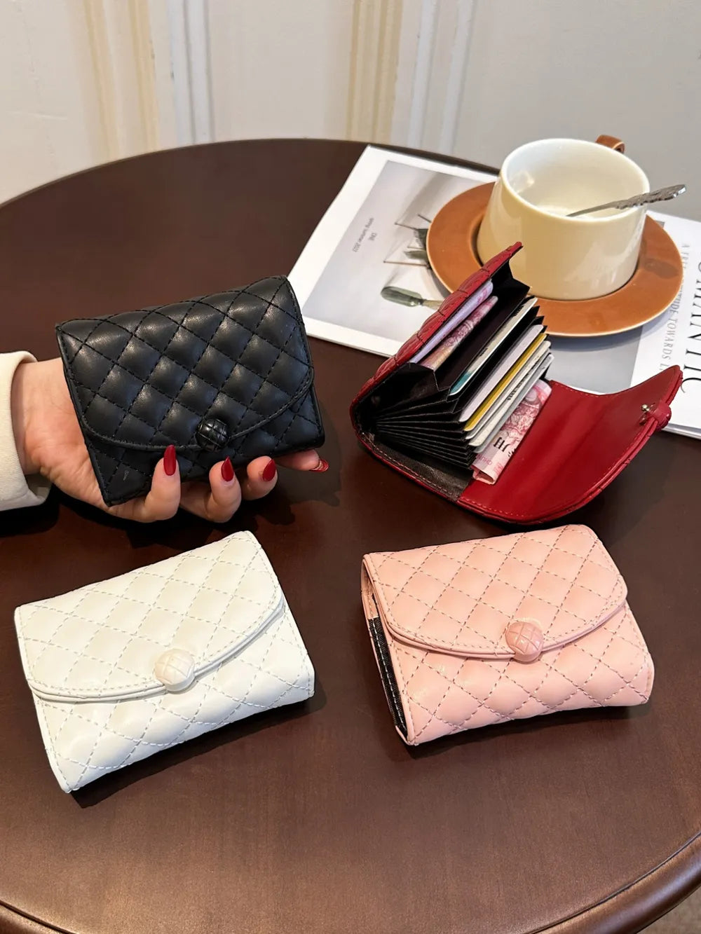 PU Leather Solid Color Wallet