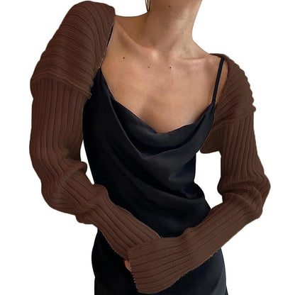 Long Sleeve Knit Bolero Carauana Store