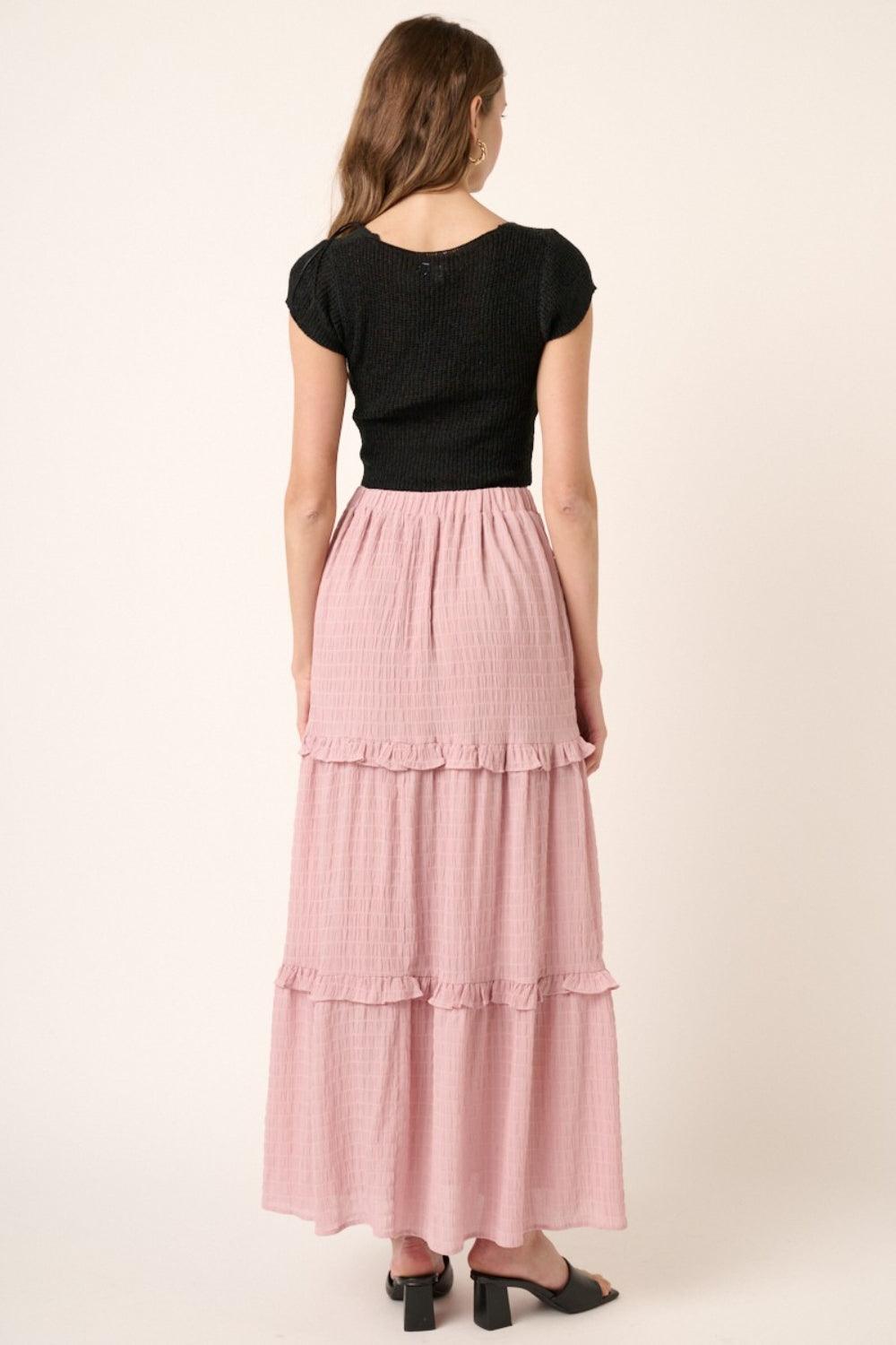 Mittoshop Drawstring High Waist Frill Skirt Carauana Store