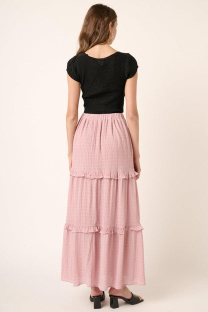 Mittoshop Drawstring High Waist Frill Skirt Carauana Store