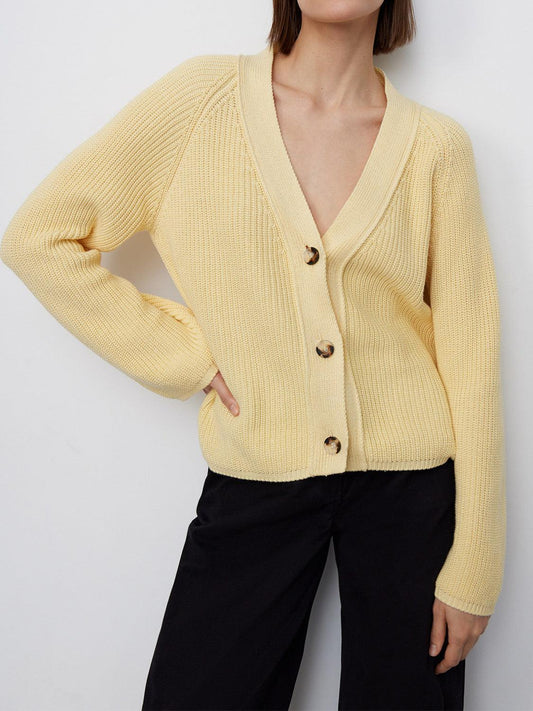 Raglan Sleeve Button Down Cardigan Carauana Store