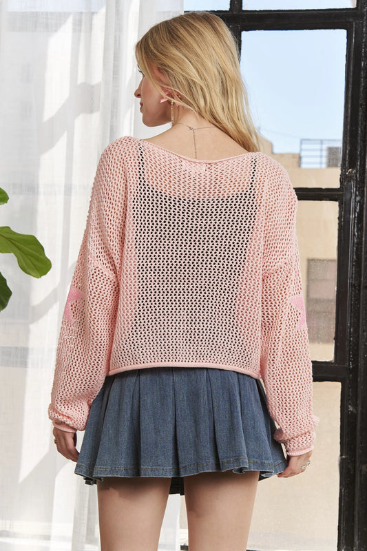 ADORA Full Size Lightweight Loose Knit Sweater Plus Size Carauana Store