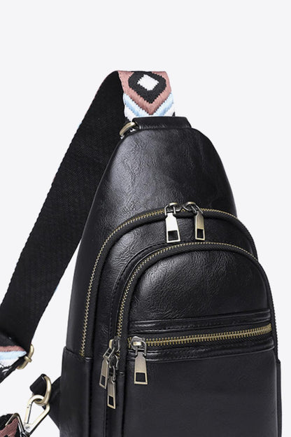 Adored It's Your Time PU Leather Sling Bag Carauana Store
