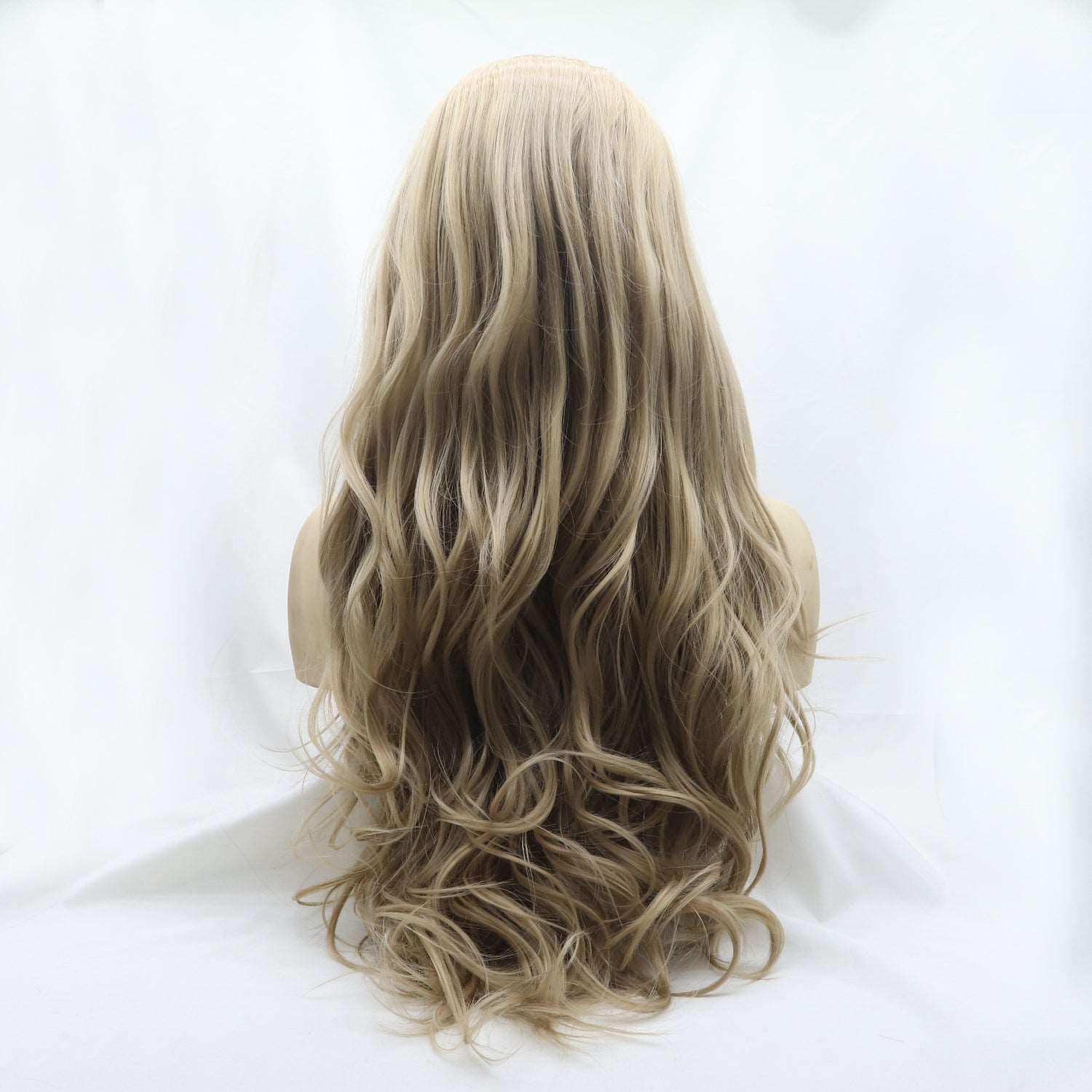13*3" Lace Front Wigs Synthetic Long Wavy 24" 130% Density Carauana Store