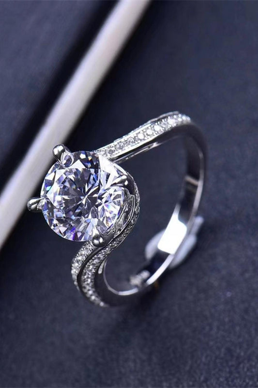 Keep Your Eyes On Me 3 Carat Moissanite Ring Carauana Store