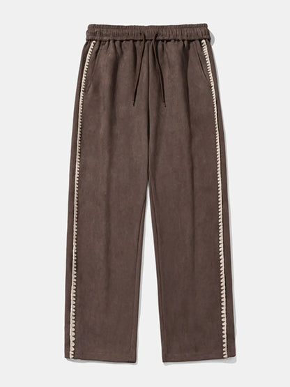 Men's Plus Size Drawstring Wide Leg Pants Carauana Store