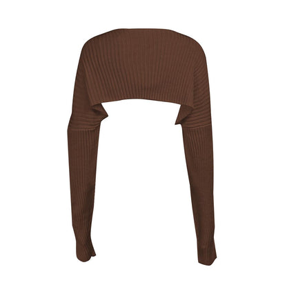 Long Sleeve Knit Bolero Carauana Store