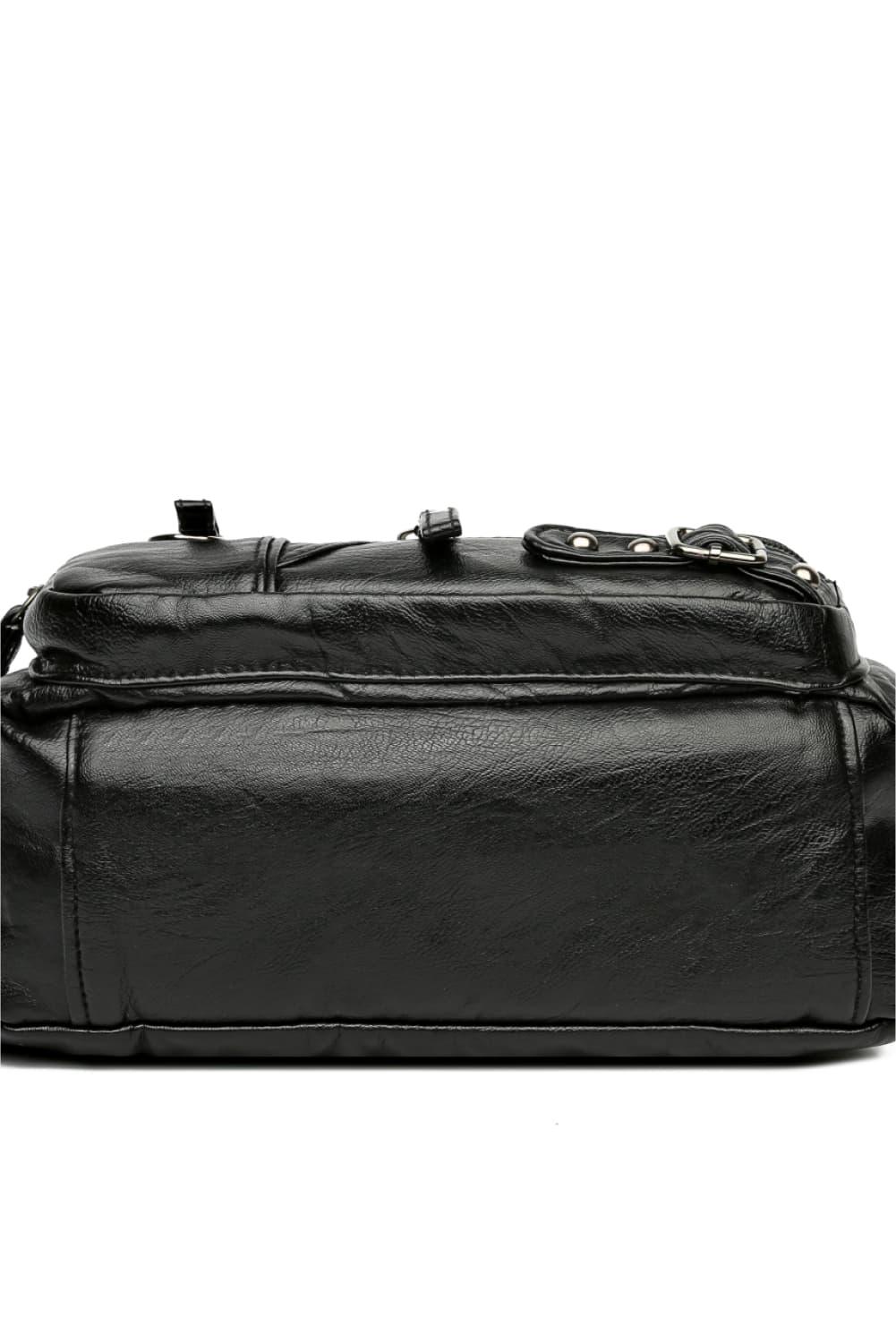 Multi-Pocket PU Leather Crossbody Bag Carauana Store