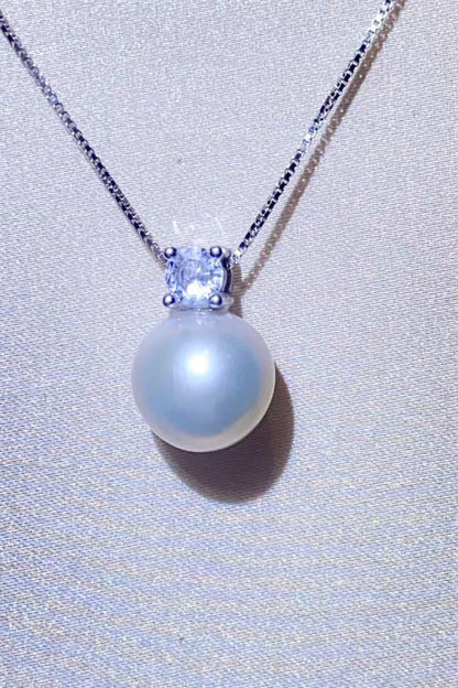 Freshwater Pearl 925 Sterling Silver Necklace Carauana Store