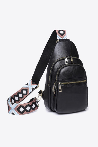 Adored It's Your Time PU Leather Sling Bag Carauana Store