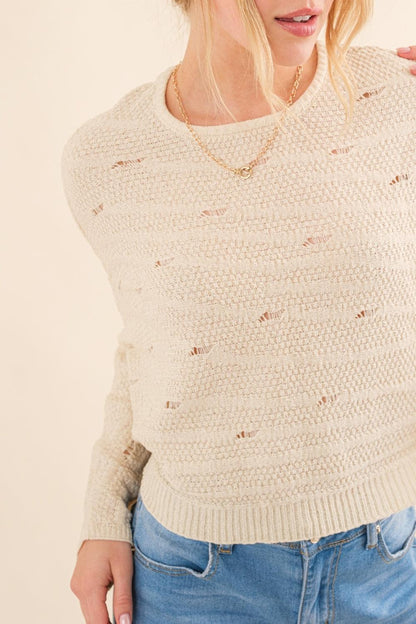 And The Why Dolman Sleeves Sweater Carauana Store