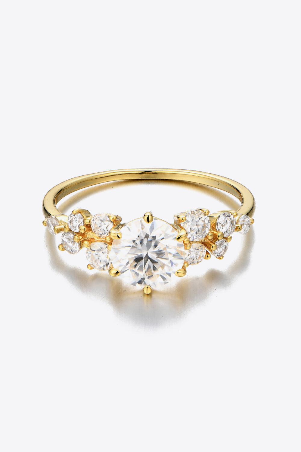 1 Carat Moissanite 925 Sterling Silver Ring Carauana Store