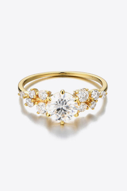 1 Carat Moissanite 925 Sterling Silver Ring Carauana Store