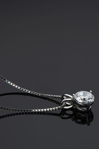 Adored Show Off 1 Carat Moissanite Pendant Necklace Carauana Store