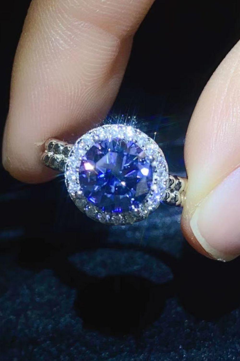 Let It Go 2 Carat Moissanite Ring Carauana Store