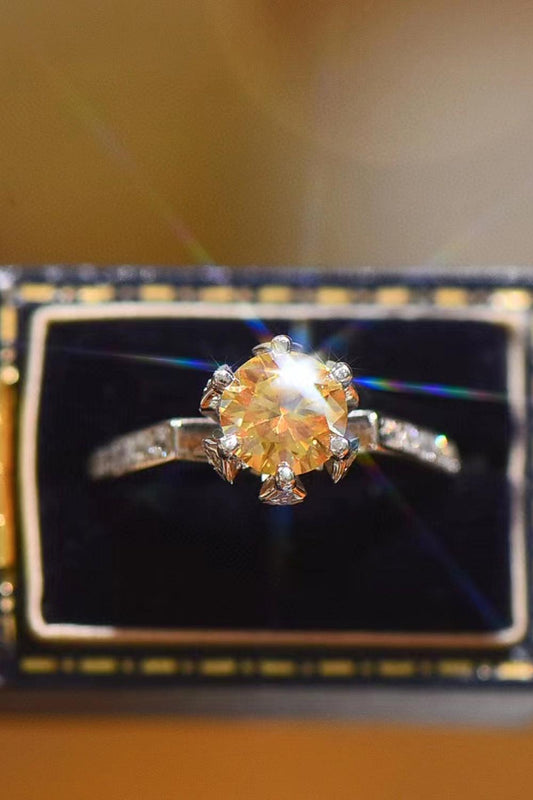 You'are My Lover 2 Carat Moissanite Ring Carauana Store