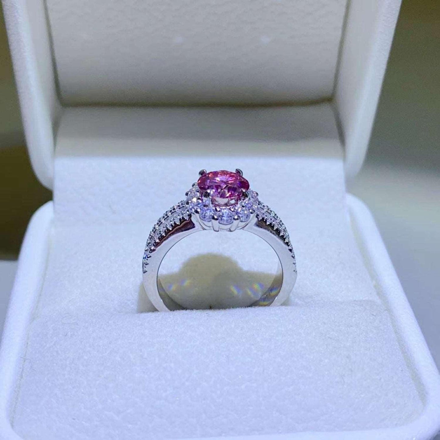 1 Carat Moissanite 925 Sterling Silver Ring Carauana Store