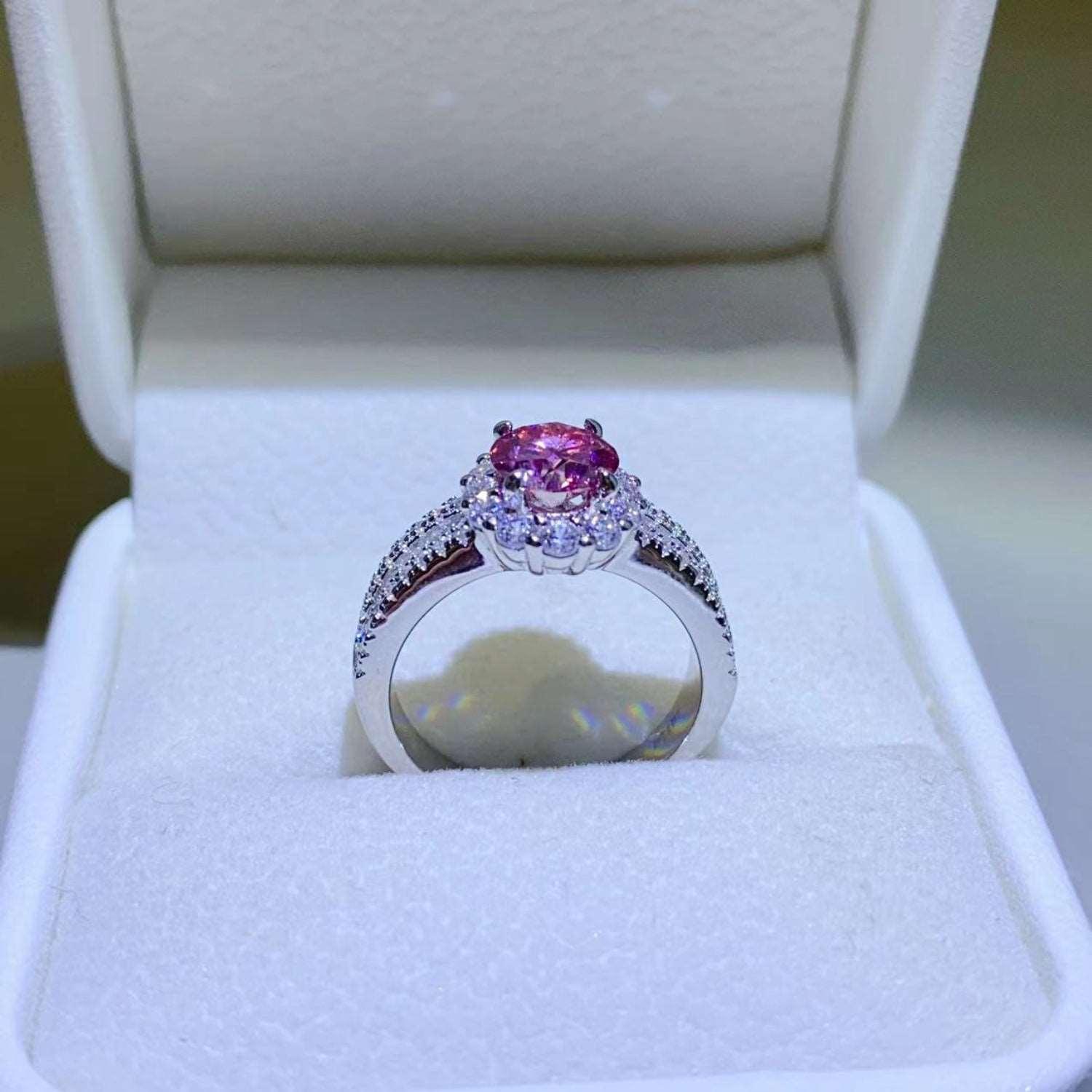 1 Carat Moissanite 925 Sterling Silver Ring Carauana Store