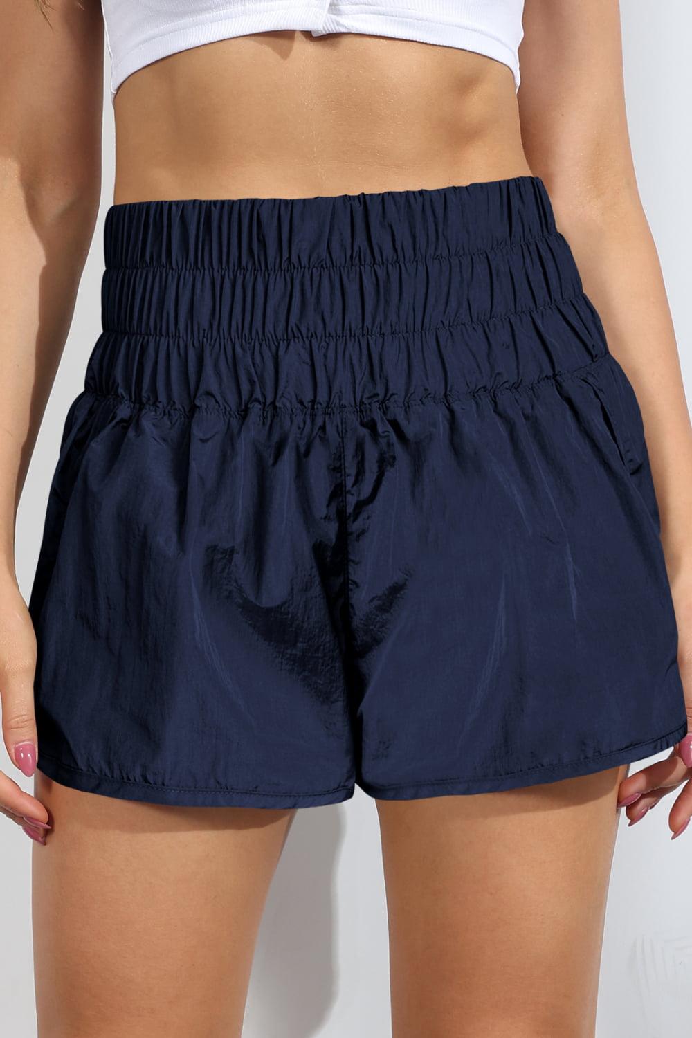 Breathable Smocked Sports Shorts Carauana Store