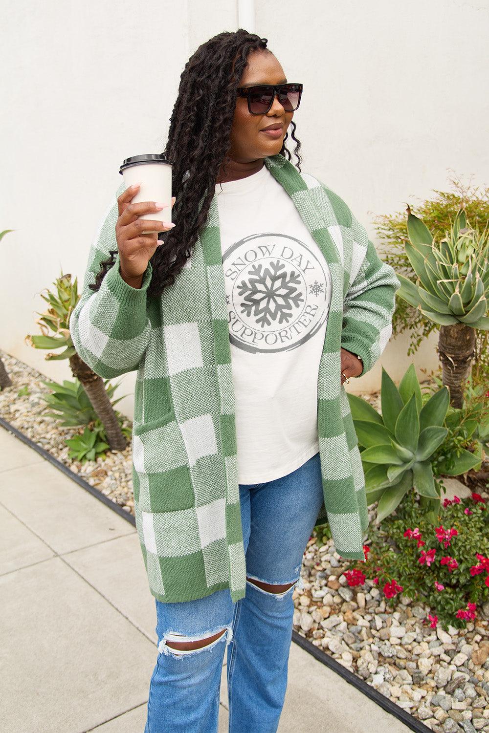 Simply Love Full Size SNOW DAY SUPPORTER Round Neck T-Shirt Carauana Store