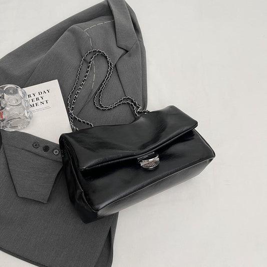 Textured PU Leather Shoulder Bag Carauana Store
