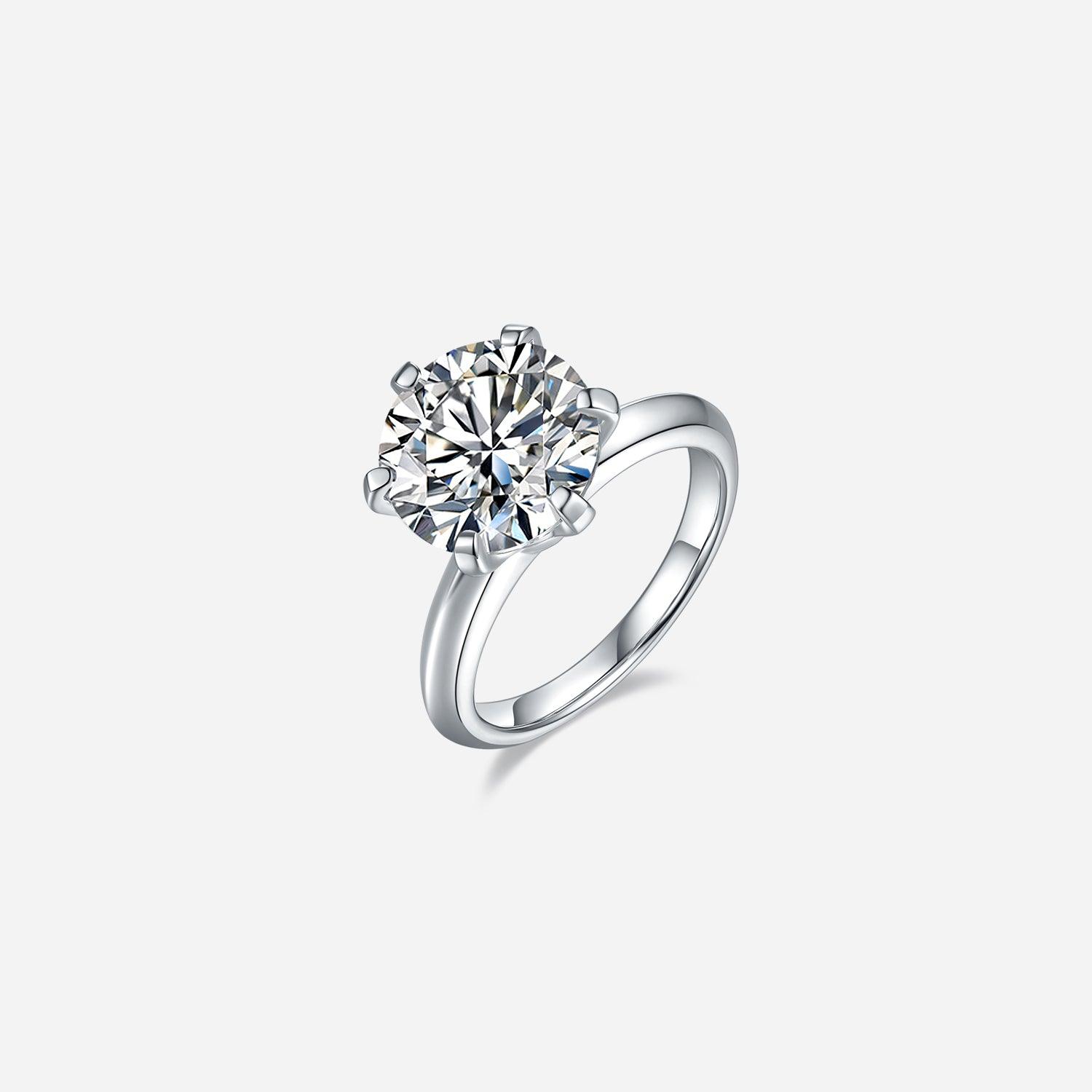 5 Carat Moissanite 925 Sterling Silver Ring Carauana Store