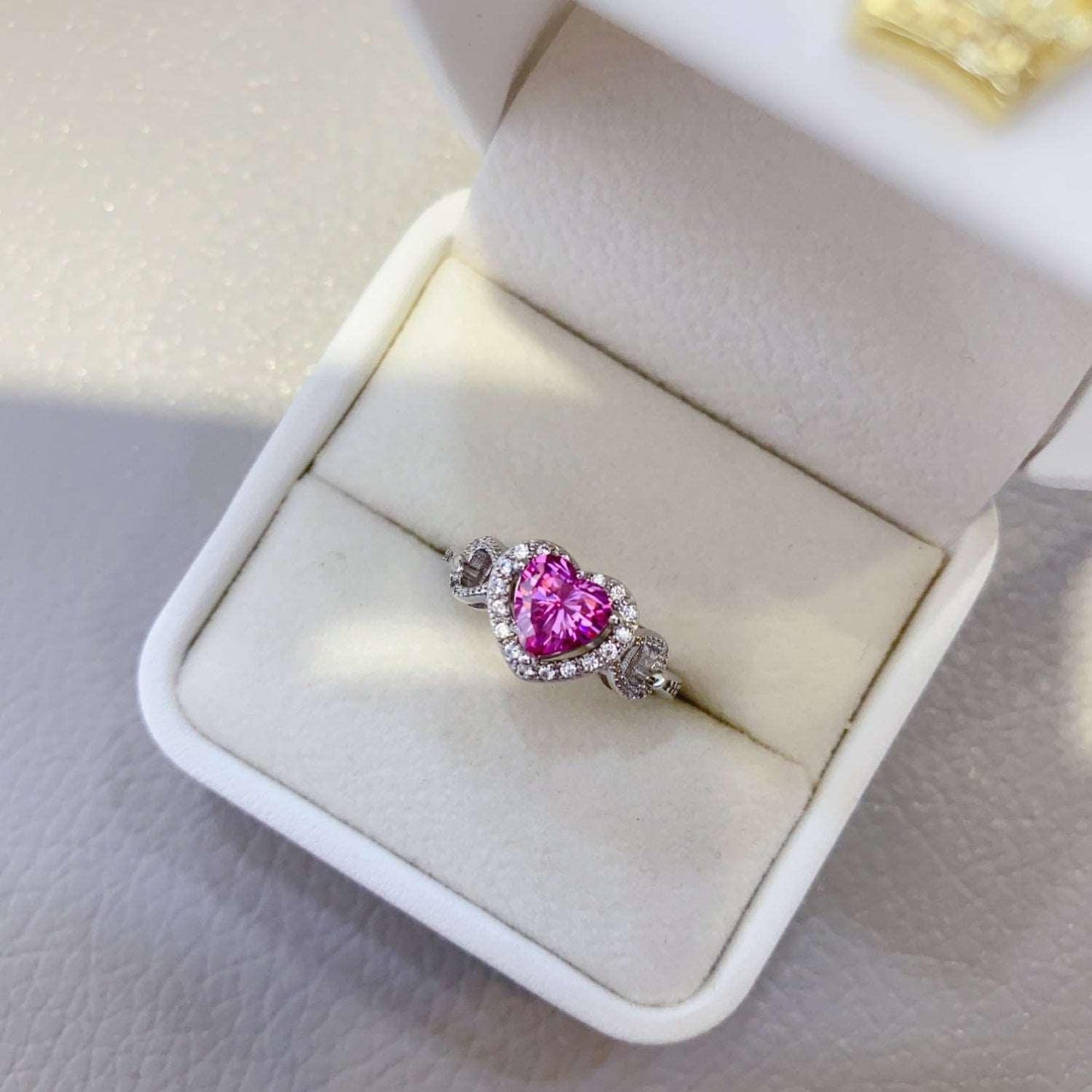 1 Carat Moissanite 925 Sterling Silver Ring Carauana Store