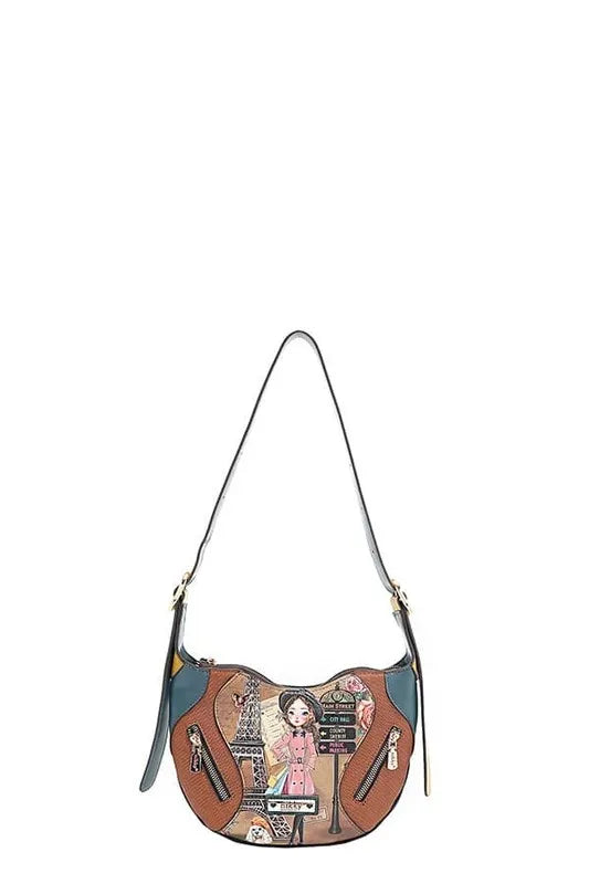 Nicole Lee USA Eco-Leather Saddle Bag Carauana Store