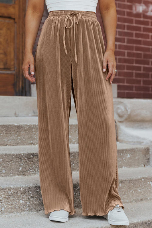 Tied Wide Leg Pants Carauana Store