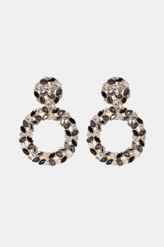 Round Shape Acrylic Dangle Earrings Carauana Store