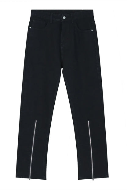 Pocketed Jeans with Zipper Carauana Store