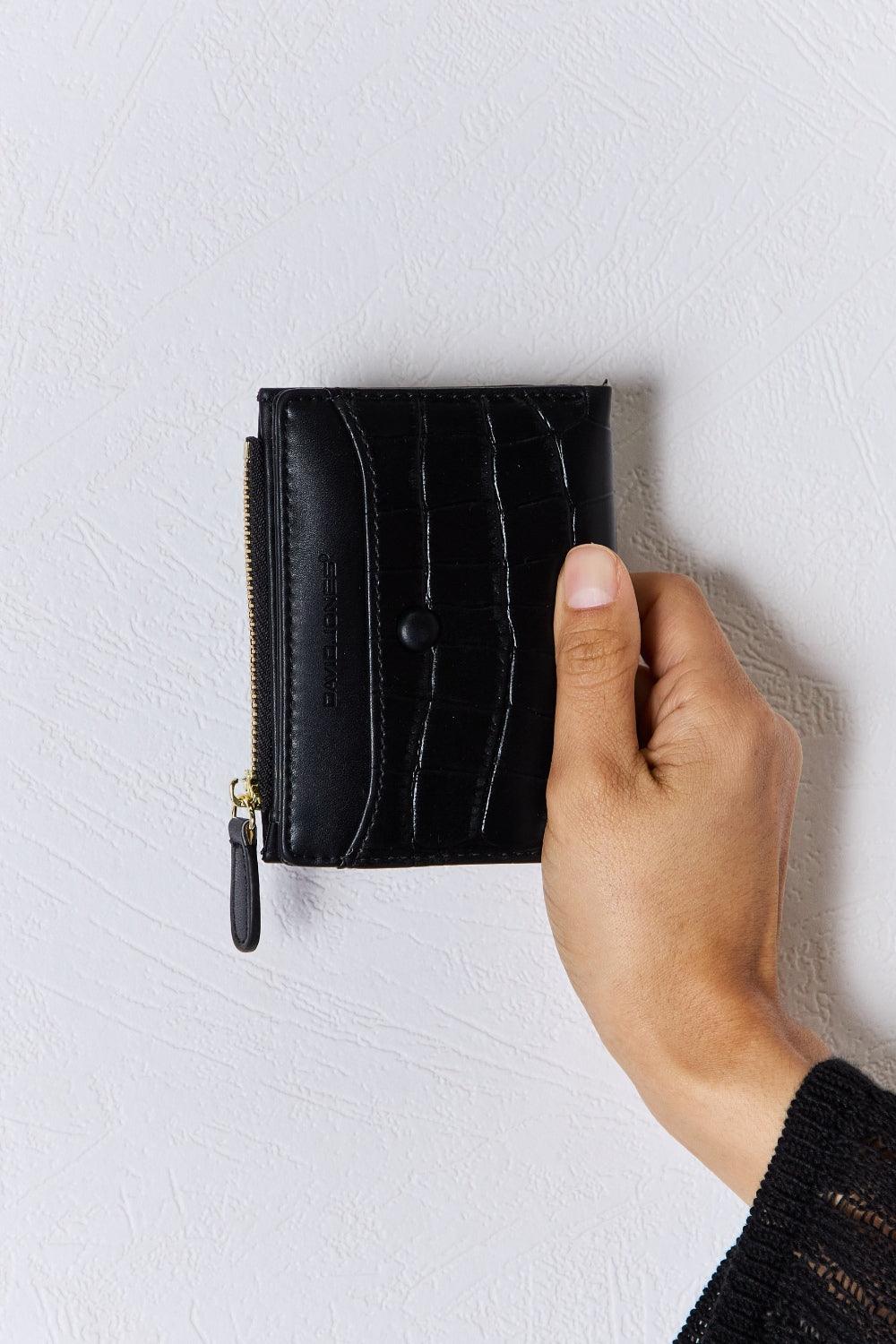 David Jones Texture PU Leather Mini Wallet Carauana Store