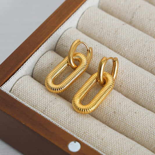 Titanium steel Dangle Earrings Carauana Store
