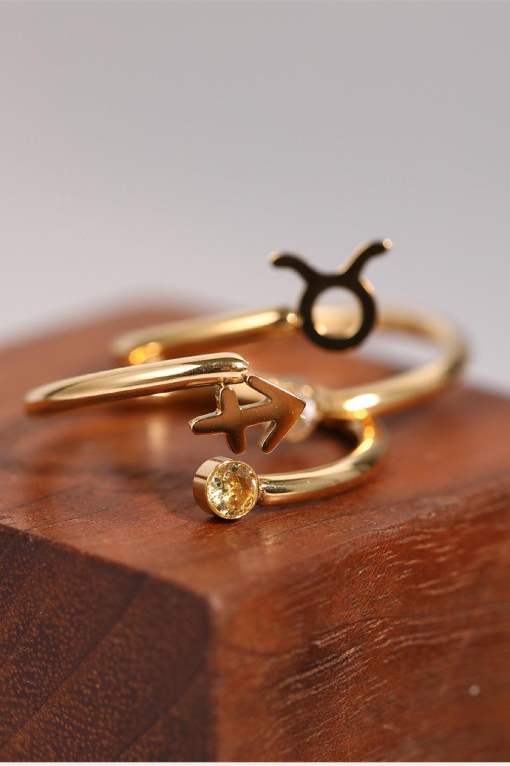 Constellation Stainless Steel Bypass Ring Carauana Store