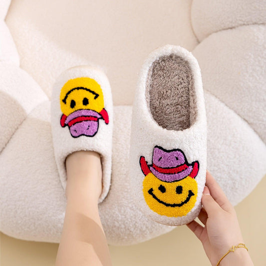 Melody Smiley Face Slippers Carauana Store