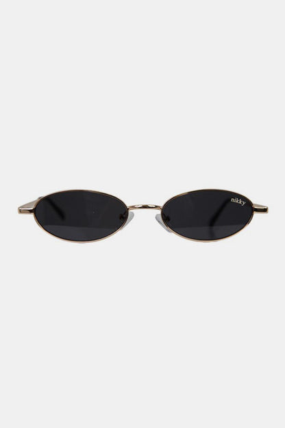Nicole Lee USA Metal Frame Finley Oval Sunglasses Carauana Store