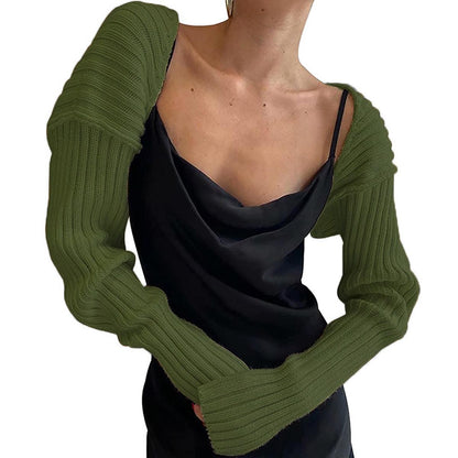 Long Sleeve Knit Bolero Carauana Store