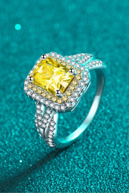 Can't Stop Your Shine 2 Carat Moissanite Ring Carauana Store