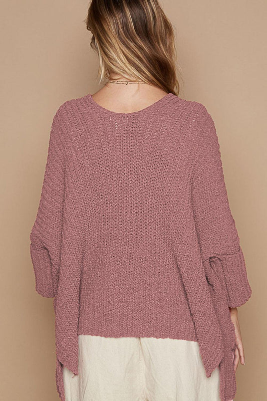 POL Open Front Sweater Cardigan with Pockets Carauana Store