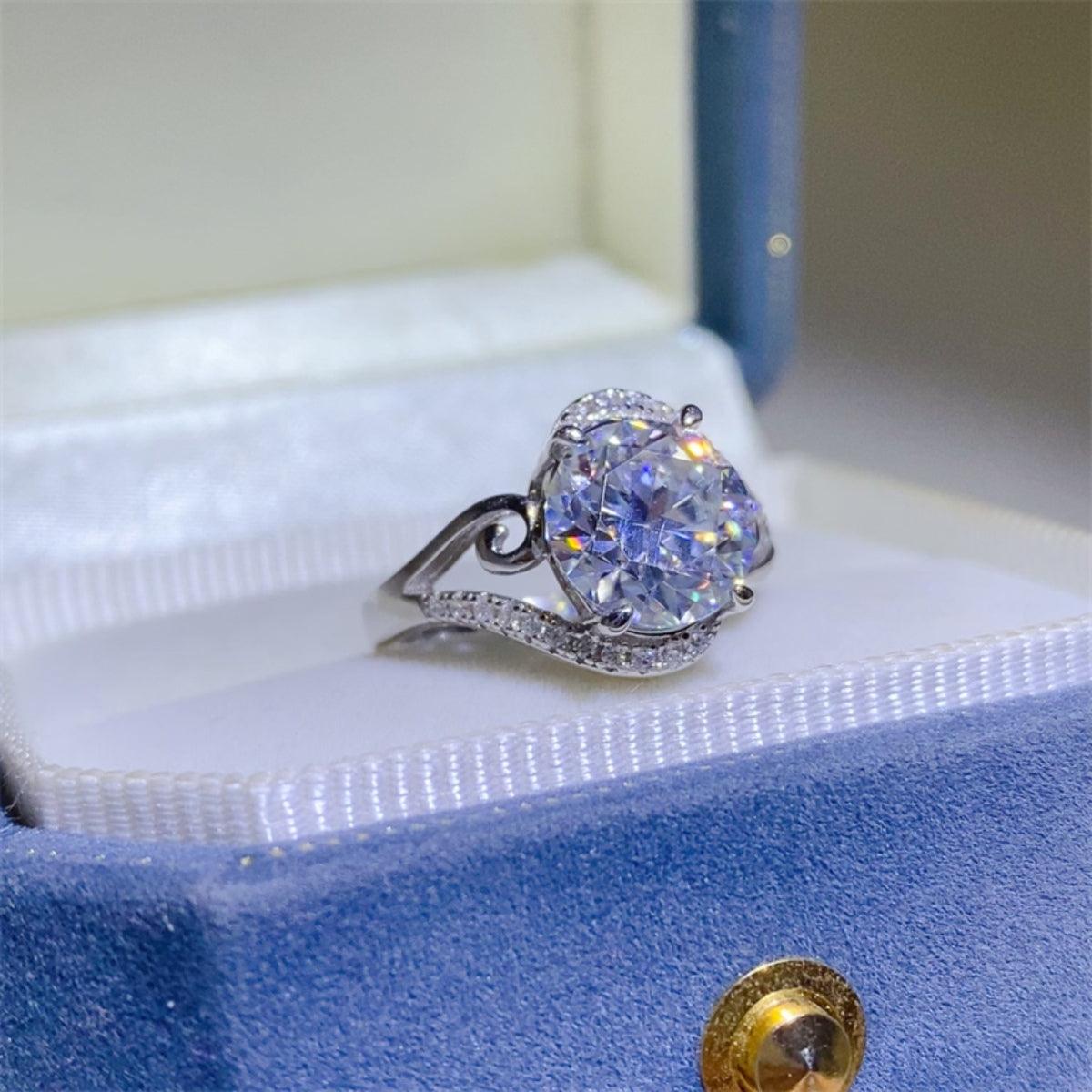3 Carat Moissanite 925 Sterling Silver Ring Carauana Store