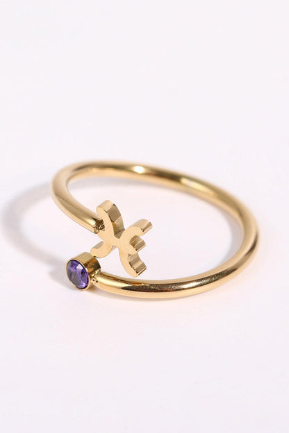 Constellation Stainless Steel Bypass Ring Carauana Store