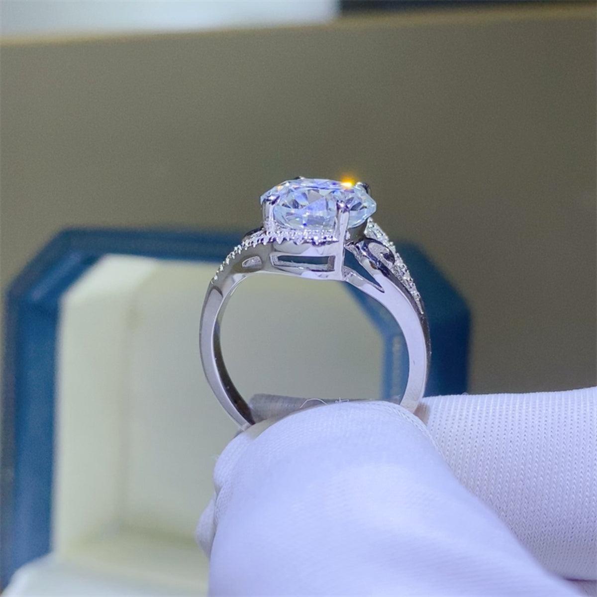 3 Carat Moissanite 925 Sterling Silver Ring Carauana Store