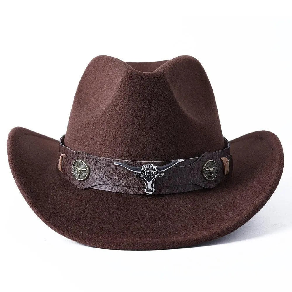 Cowboy hat monochrome felt Men and Women