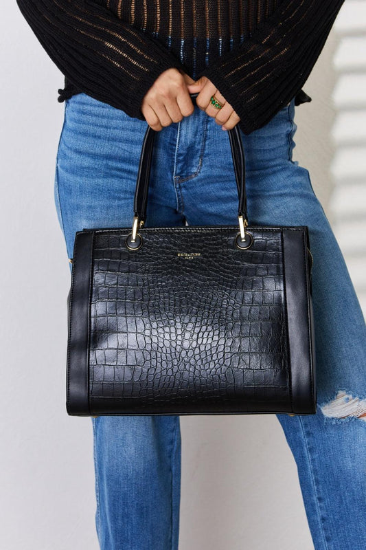 David Jones Texture PU Leather Handbag Carauana Store