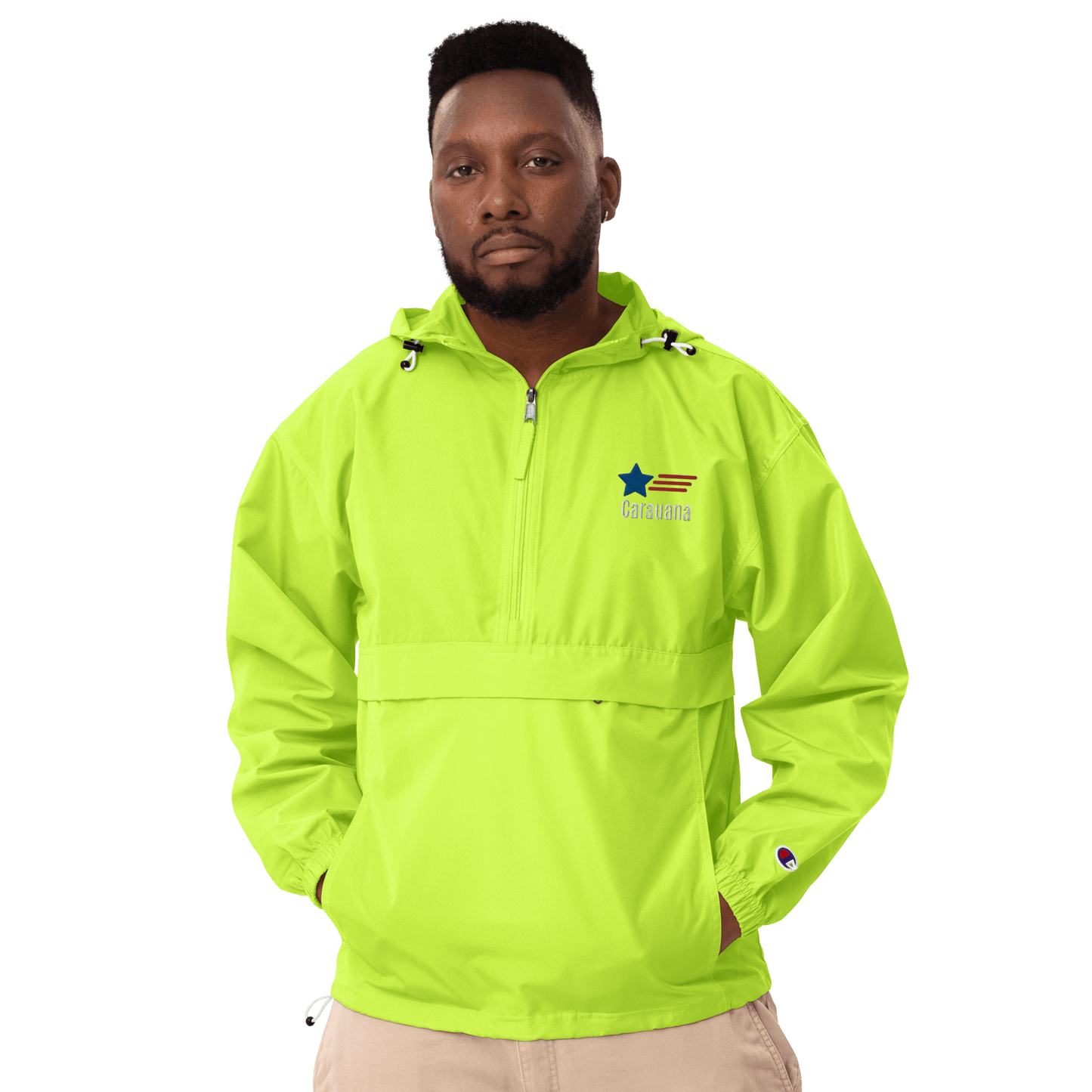 Embroidered Champion Packable Jacket