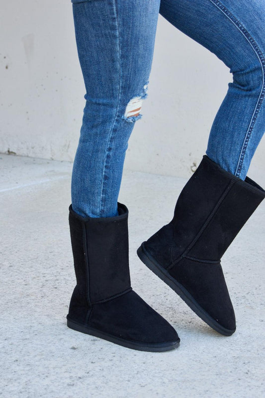 Forever Link Thermal Lined Flat Boots Carauana Store