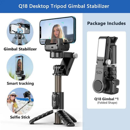 Gimbal Stabilizer | Selfie Stick Tripod